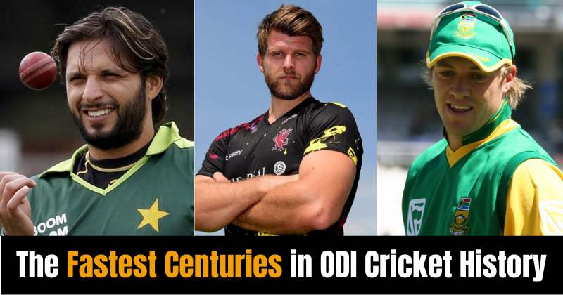 Breaking Records: Unveiling the Fastest Centuries in ODI Cricket History