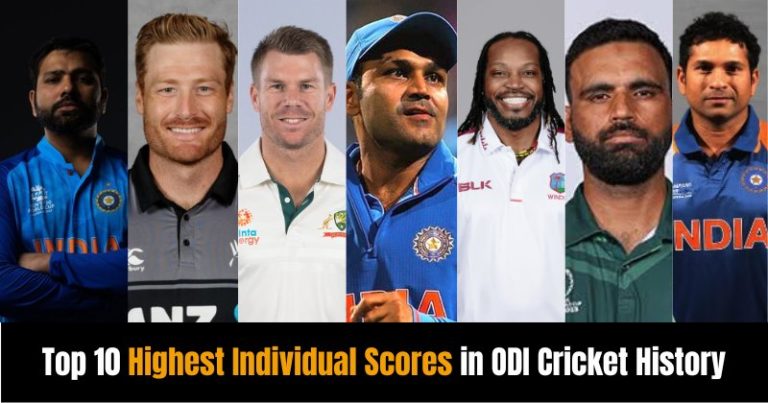 Top 10 Highest Individual Scores in ODI Cricket History