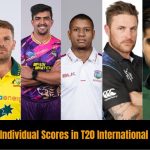 Top 10 Highest Individual Scores in T20 International Cricket History