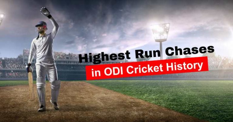 Top 10 Highest Successful Run Chases in ODI Cricket History