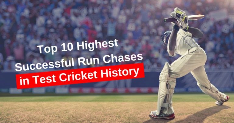 Top 10 Highest Successful Run Chases in Test Cricket History
